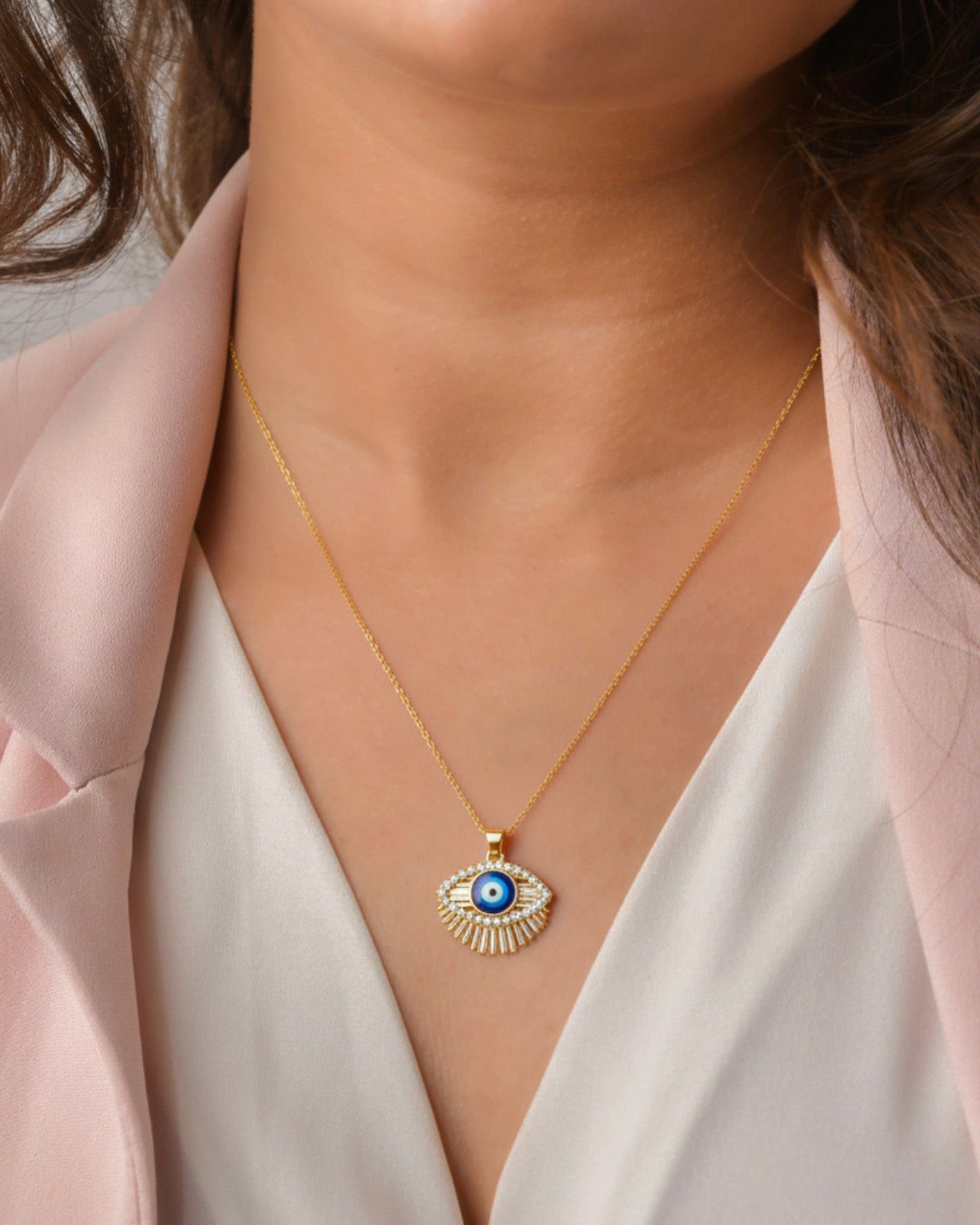 Eye drop Necklace