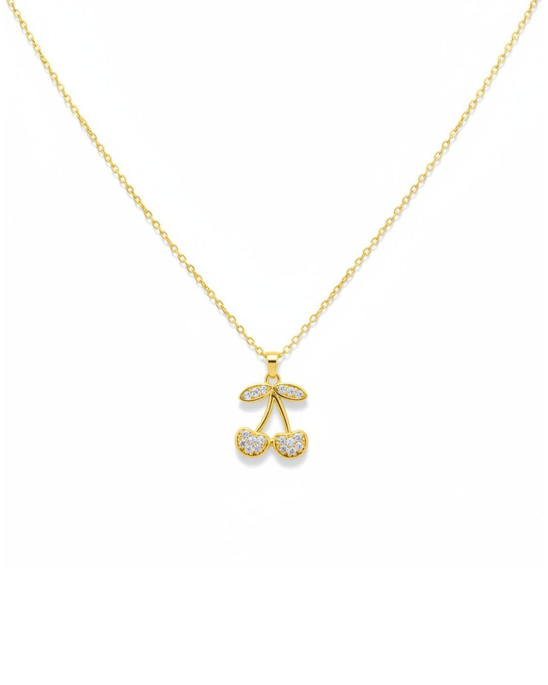 Cherry Sparkle Pendant Necklace