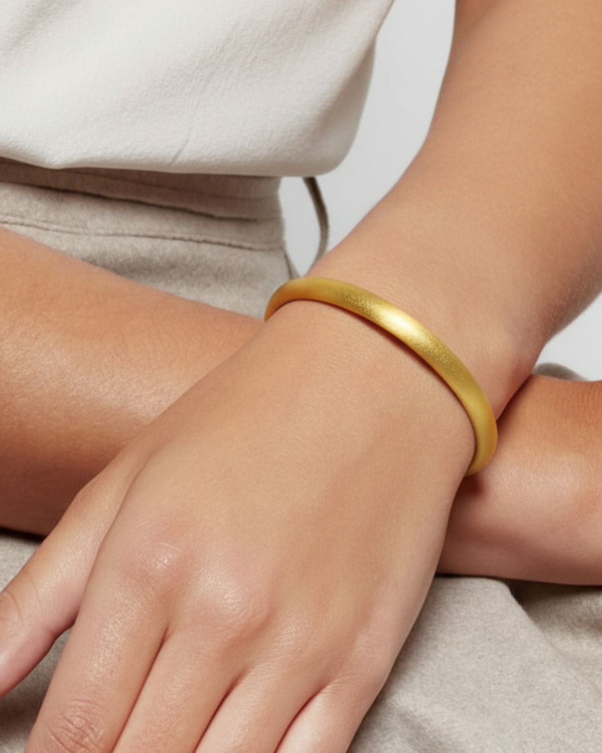 Flat Minimal Band bangle