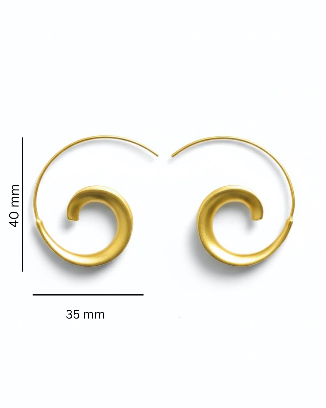 Aarunya Spiral Hoops