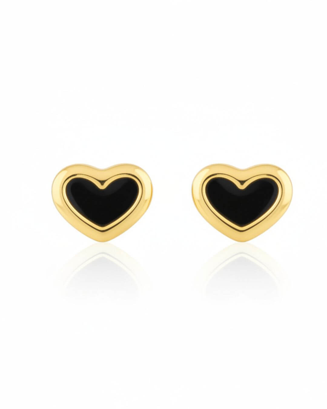 Black Heart Earring