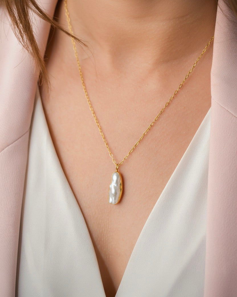 Celest Pearl Necklace