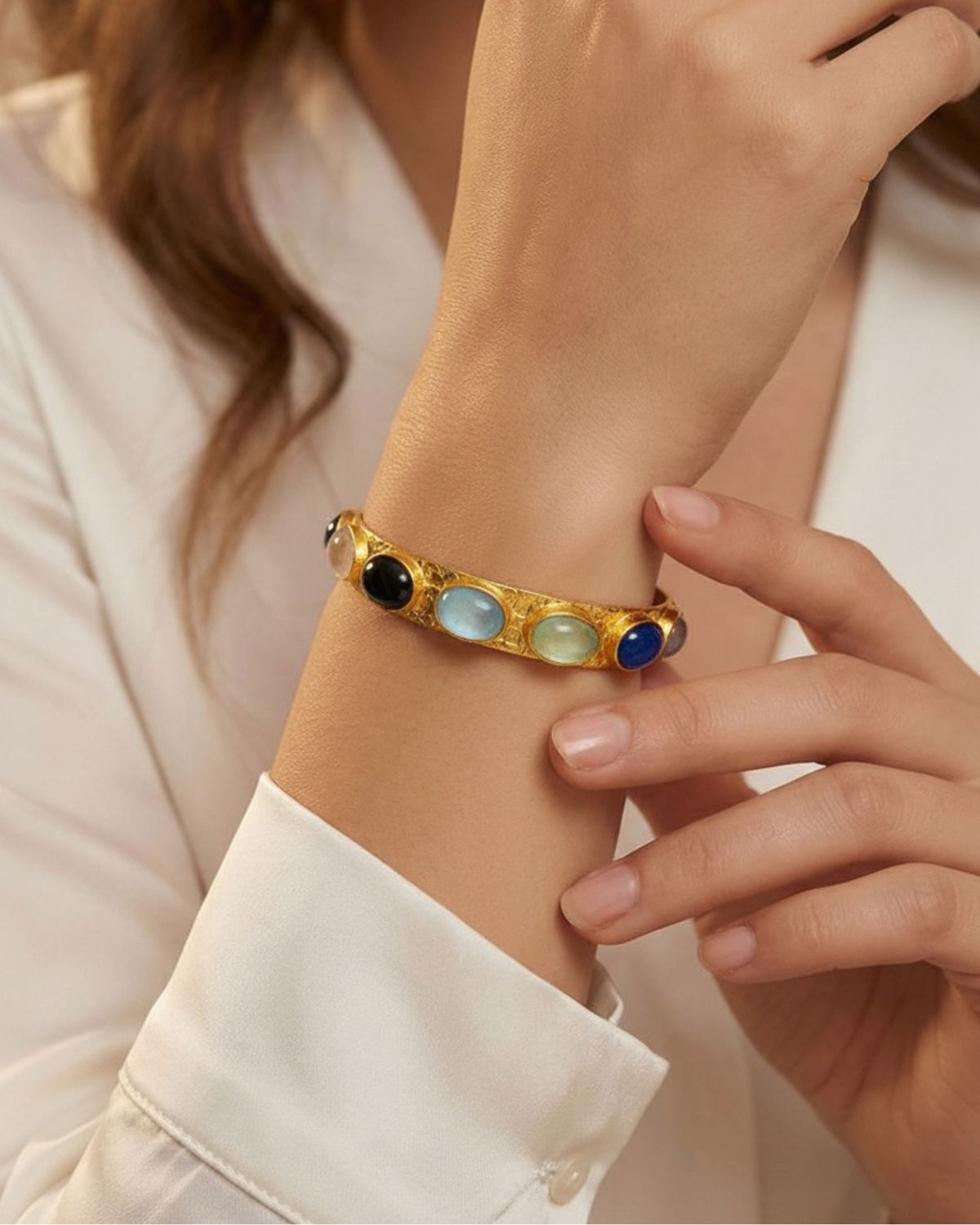 Navratna Stone Bangle