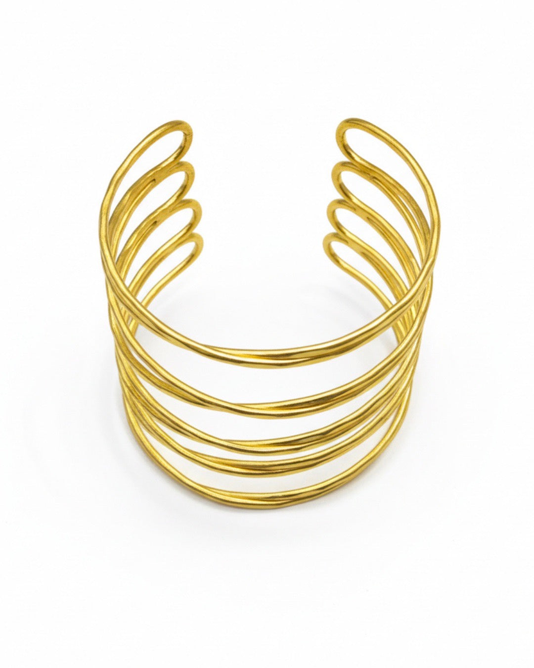 Wire Helix Cuff bangle