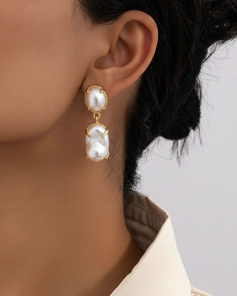 Amaara Pearl Drops Earring