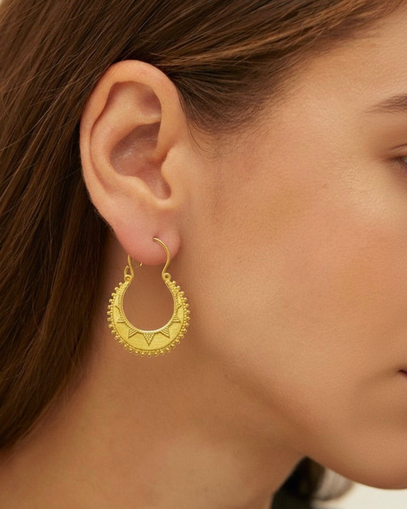Surya Golden Hoops