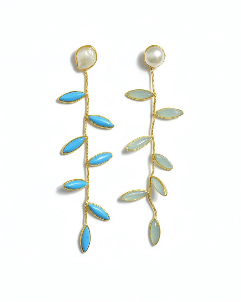 Leaf Danglers Earrings